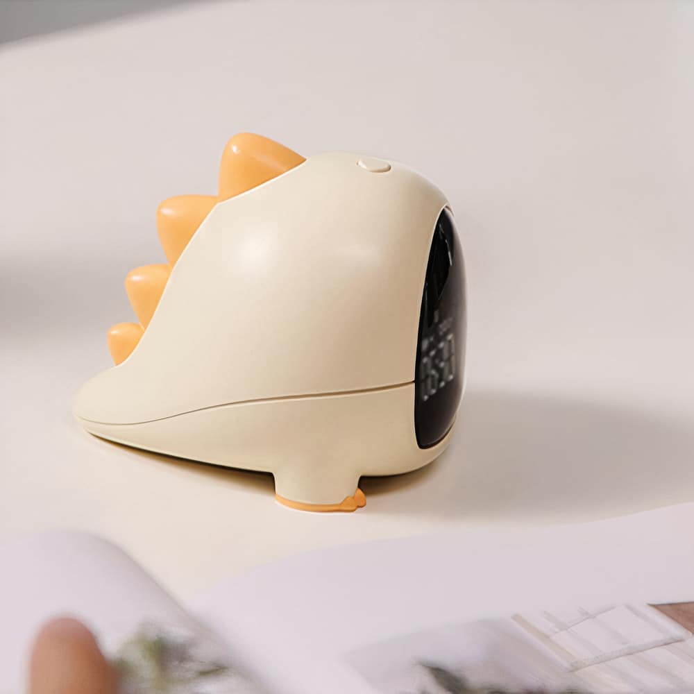 Sveglia digitale a forma di dinosauro kawaii per bambini - immagine 7