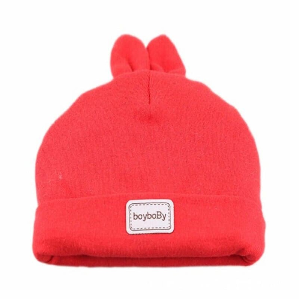 Cappello di cotone rosso per bambini