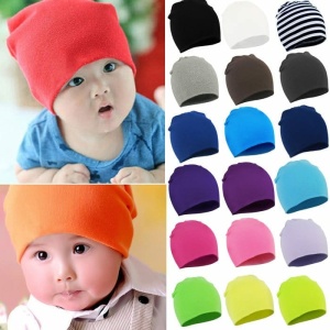 Cappello morbido e caldo per bambini colorati
