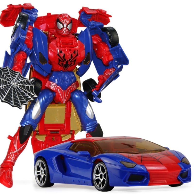 L'Uomo Ragno trasforma l'auto • Bambini World