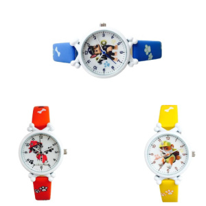 Confezione da 3 orologi di pattuglia nei colori rosso, giallo e blu