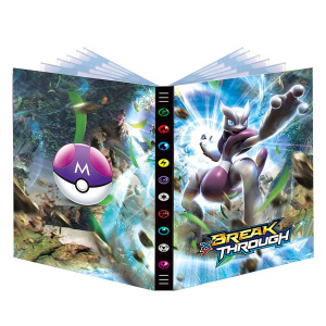 Porta album Pokémon Mewtwo con pokeball viola