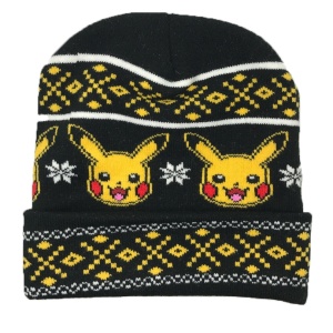 Simpatico cappello Pikachu Pokémon per bambini con motivi natalizi