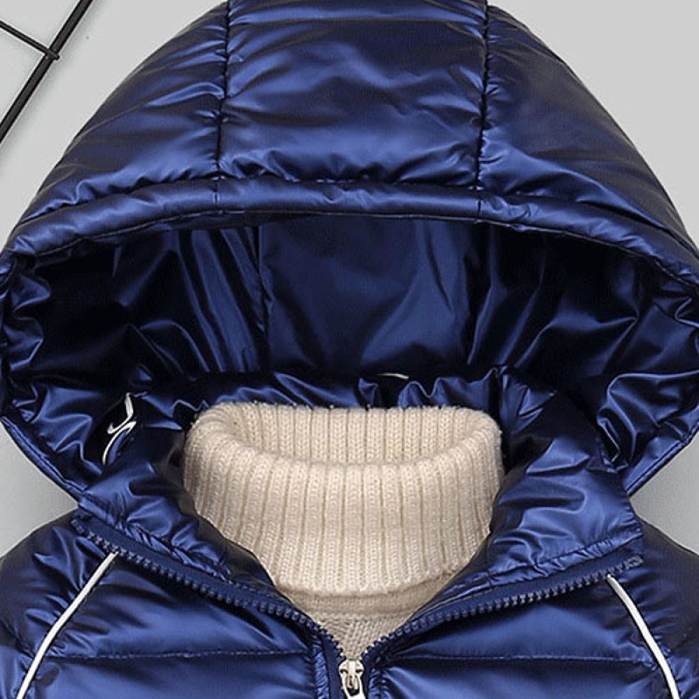 Gilet In Piuma Senza Maniche Tinta Unita Con Cappuccio E Orecchie Orso Stile Cerniera Per Neonati E Giacche Ragazzi Bambino, Colore: Rosso, 6-12 Monate - 8