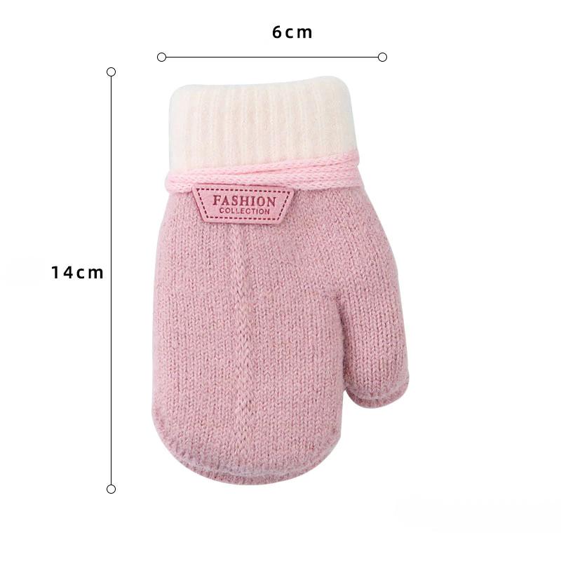 Abeillo 3 Paia Di Guanti Invernali Per Bambini 1-4 Anni - Lavorati A Maglia, Morbidi E Caldi, Unisex