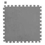 Tappetino per puzzle in schiuma grigia semplice