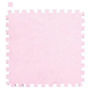 Tappetino per puzzle in schiuma rosa chiaro