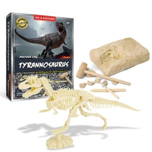Squisito kit di scavo di fossili di dinosauro per bambini con scheletro di T Rex