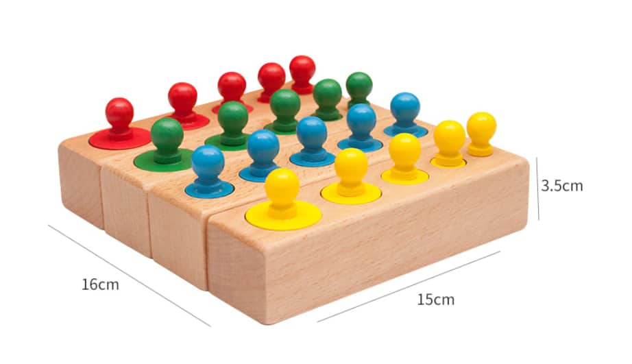 GIOCATTOLI MONTESSORI BAMBINI Morbidi Blocchi Impilabili Anelli Set