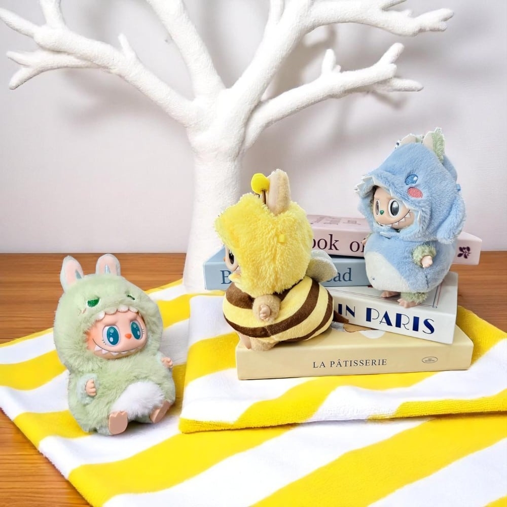 Il vestito animale per peluche Labubu è divertente, creativo e perfetto per inventare storie con fantasia ogni giorno.