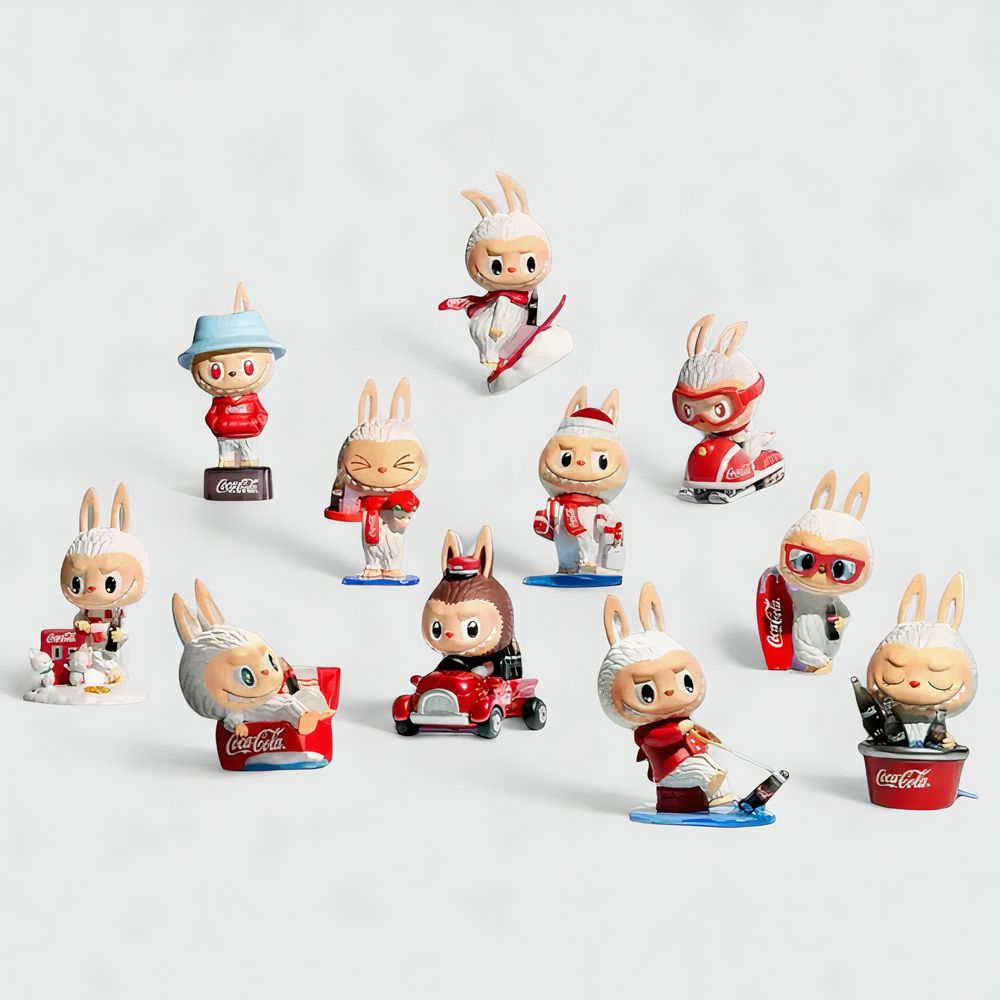 Mystery box figurina stile Labubu the monsters collection Coca Cola - immagine 18
