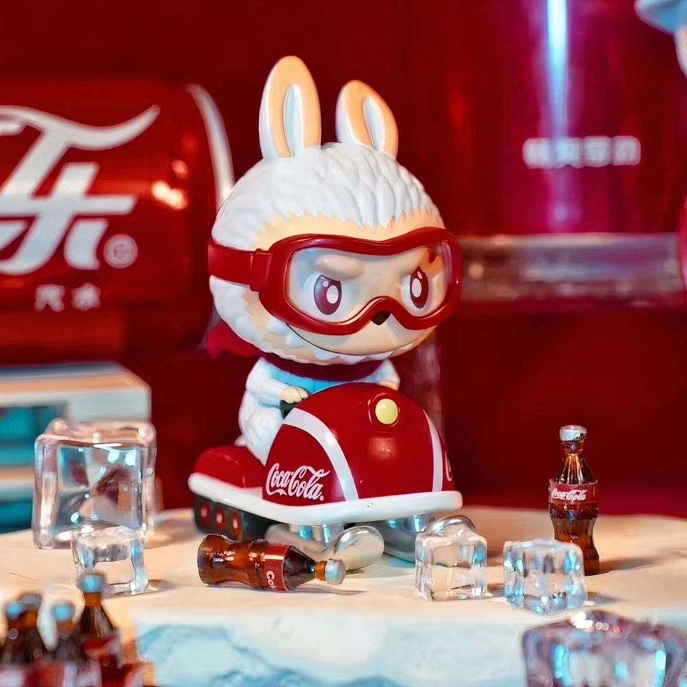 Mystery box figurina stile Labubu the monsters collection Coca Cola - immagine 5