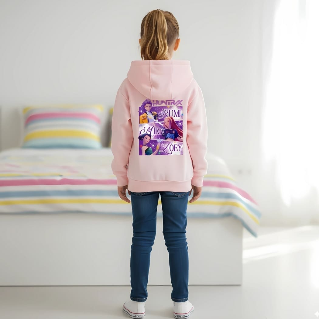 Felpa con cappuccio per bambina K-pop Demon Hunters - immagine 2