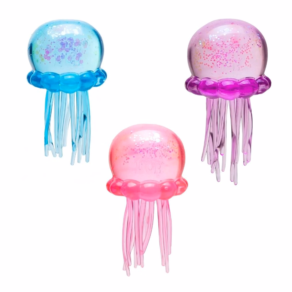 Medusa Squishy Needoh, giocattolo sensoriale da spremere per bambini - immagine 2