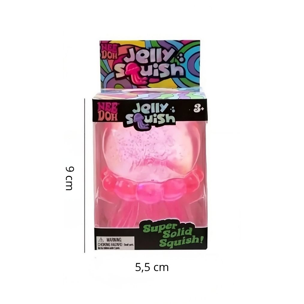 Medusa Squishy Needoh, giocattolo sensoriale da spremere per bambini - immagine 5