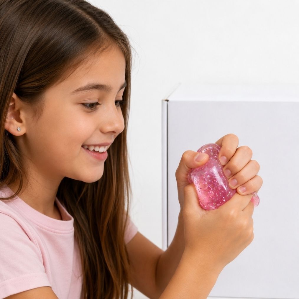 Medusa Squishy Needoh, giocattolo sensoriale da spremere per bambini - immagine 6